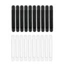 Durable Soft Silicone Anti-slip Ear Hooks Eyeglass Sunglasses Spectacle Eyewear Accessory Transparent PACK OF 10PCS