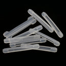 Durable Soft Silicone Anti-slip Ear Hooks Eyeglass Sunglasses Spectacle Eyewear Accessory Transparent PACK OF 10PCS