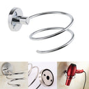 Stainless Steel WALL MOUNTED Hair Dryer Blower Holder Storage Organizer Hanger Stand Rack Shelf for Bathroom Washroom