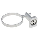 Wall Mounted Aluminum Alloy Toothbrush Toothpaste Holder Set Stand Rack Shelf with Plastic Cup