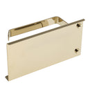 Wall Mounted Stainless Steel Toilet Tissue Paper Holder Phone Shelf Gold