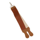 Double Layers Artificial Leather + Canvas Sharpener Strop Straight Tool Sharpening Shaving Belt Strap - 50cm Long
