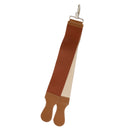 Double Layers Artificial Leather + Canvas Sharpener Strop Straight Tool Sharpening Shaving Belt Strap - 50cm Long