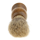 Professional Durable Wooden Long Handle Dense Shaving Brush Beauty Supplies Cosmetic Tool 10cm