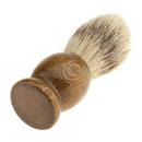 Professional Durable Wooden Long Handle Dense Shaving Brush Beauty Supplies Cosmetic Tool 10cm