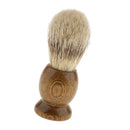 Professional Durable Wooden Long Handle Dense Shaving Brush Beauty Supplies Cosmetic Tool 10cm