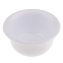 Durable White Plastic Men's Salon Hairdressing Shaving Mug Soap Bowl Barber Beard Shave Brush Soap Mug Cup