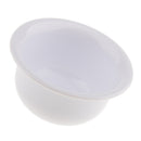 Durable White Plastic Men's Salon Hairdressing Shaving Mug Soap Bowl Barber Beard Shave Brush Soap Mug Cup