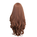 Natural Sweet Girls Synthetic Hair Wig Long Wavy Full Wigs Cosplay Blonde Full Head Wigs Costume Party Hairpiece