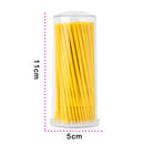 100PCS Disposable Micro Applicators Brushes Cotton Swabs Eyelashes Extensions Permanent Makeup Tattoo Microblading Tools