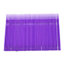 Pack of 100Pieces Disposable Micro Brush Swab Eyelash Extension Applicators Eye Makeup Cosmetic Beauty Tools - Purple