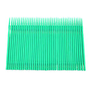 Pack of 100Pieces Disposable Micro Brush Swab Eyelash Extension Applicators Eye Makeup Cosmetic Beauty Tools - Green