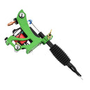 Premium Aluminum Alloy Tattoo Machine Shader Liner 10 Wrap Coils Power Supply for Beginner