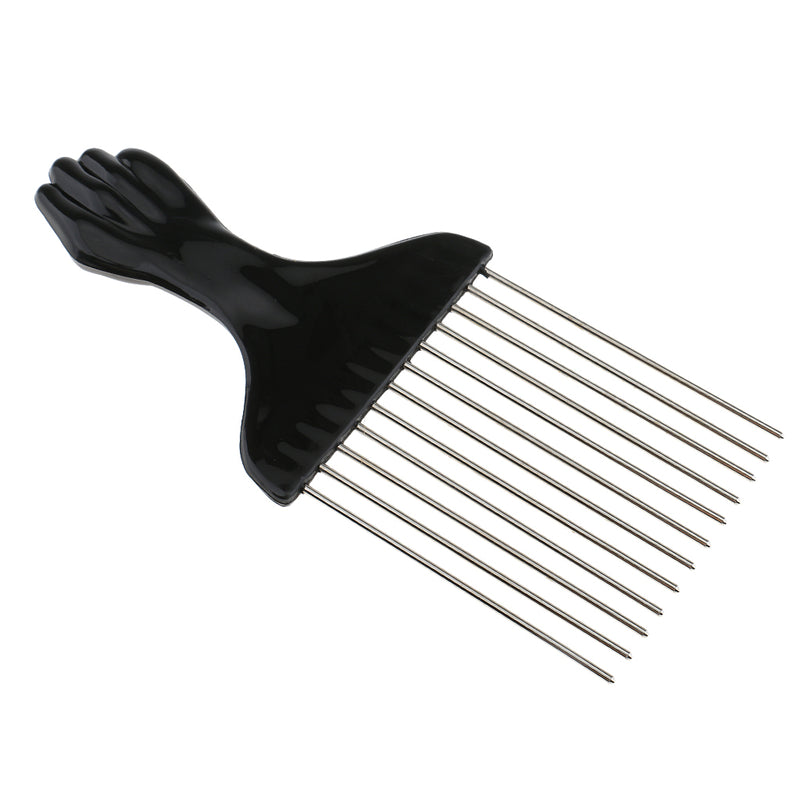 Stainless Steel Salon Hair Cutting Styling Hairdressing Barbers Brush Comb