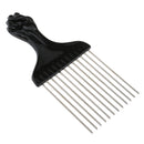 Stainless Steel Salon Hair Cutting Styling Hairdressing Barbers Brush Comb