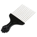 Stainless Steel Salon Hair Cutting Styling Hairdressing Barbers Brush Comb