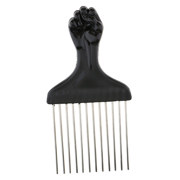 Stainless Steel Salon Hair Cutting Styling Hairdressing Barbers Brush Comb