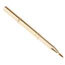 Multi-purpose Makeup Brush 2 in 1 Retractable Lip Brush Eyeshadow Brush Concealing Brush (Gold)