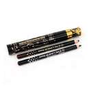 2 Colors Waterproof Long Lasting Black Brown Eyeliner Pencils Fabir Long Eyelashes Mascara Makeup Tool Set for Beginners