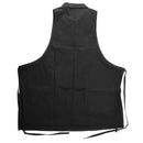 Salon Hairdressing Hair Cutting V-neck Vest Apron Cape Gown for Barber Stylist with Pocket