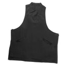 Salon Hairdressing Hair Cutting V-neck Vest Apron Cape Gown for Barber Stylist with Pocket