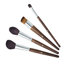 4 Pieces Makeup Brushes Set for Face Lip Eye Foundation Powder Cream Blush Bronzer Comestic