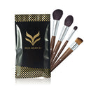 4 Pieces Makeup Brushes Set for Face Lip Eye Foundation Powder Cream Blush Bronzer Comestic
