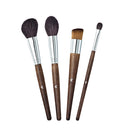 4 Pieces Makeup Brushes Set for Face Lip Eye Foundation Powder Cream Blush Bronzer Comestic