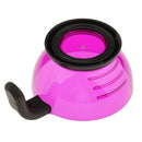 Silicone Long Lasting Reusable Hair Color Dye Tint Bleach Coloring Mixing Bowl Purple 4.72x2.76inch