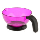 Silicone Long Lasting Reusable Hair Color Dye Tint Bleach Coloring Mixing Bowl Purple 4.72x2.76inch