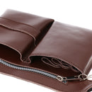 Stylish Fashionable Lightweight Soft Durable Leather Barber Waist Bag Holster Scissors Holder Pouch Brown
