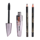 2 Pieces Eyebrow Pen Longlasting Lengthening Lashes 3D Mascara Waterproof