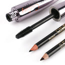 2 Pieces Eyebrow Pen Longlasting Lengthening Lashes 3D Mascara Waterproof