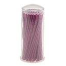 100 Pieces Disposable Eyelash Extension Micro Brushes Applicators Mascara Purple