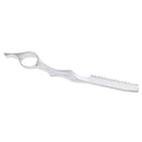 Straight Barber Hairdressing Hair Cutting Thinning Trimming Salon Razor Safety Shaving Shaping Stylist Tool Silver