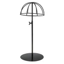 Durable Freestanding Hat Cap Helmet Display Rack Holder Organizer Stand Black