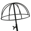 Durable Freestanding Hat Cap Helmet Display Rack Holder Organizer Stand Black