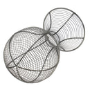 Durable Long Use Metal Hat Cap Helmet Rack Hair Wig Holder Storage Display Stand for Home Shop Use Silver Black