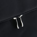 Set Of Professional Large Capacity Zippered Cosmetic Bag Nail Art Tools Case Pouch Organiser With Expandable Tray Salon Beauticians Hairdressers Supplies Black