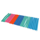 36pcs Hair Twist Flex Foam Perm Rods Magic Curlers Rollers Set for Hair Curling Styling Maker Mixed Color