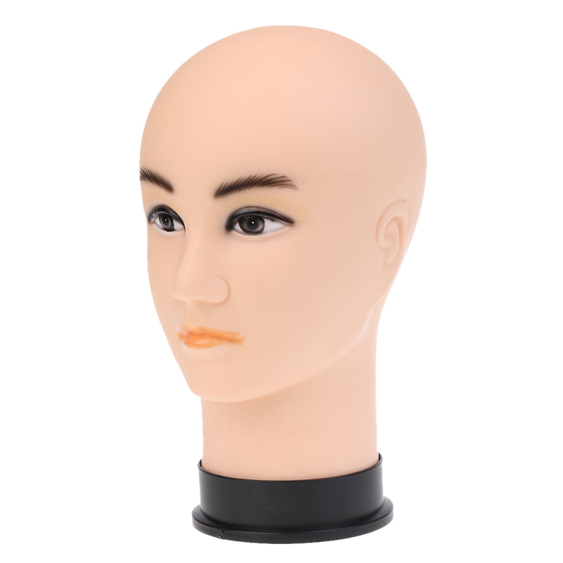 1 Piece Skin Color Male Head Model Wig Hair Hat Glasses Headscalf Scalf Display Stand Mannequin