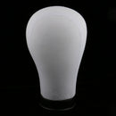 Mannequin Model Cork Head Canvas Block Head Wig Cap Making Display White 21"