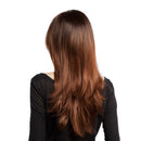 Natural Women Synthetic Long Layered Fluffy Full Wigs Party Cosplay Wig Brown