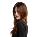 Natural Women Synthetic Long Layered Fluffy Full Wigs Party Cosplay Wig Brown