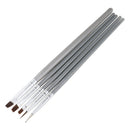 5 Pieces Metal Professional Nail Art Brushes Pens Set UV Gel Acrylic Tips Liner Painting Drawing Dotting Detailing Tools Kit Supply