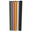 6Pcs Mix Size C Curve Aluminum Rod Sticks Acrylic Tips for Nail Art Tips Shaping