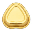 10 Pieces Gold Heart-Shaped Aluminum Foil Melting Hair Remove Wax Small Bowl
