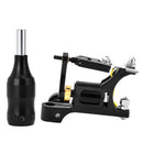 Professional Black Body Art Rotary Tattoo Motor Machine Linner Shader Equipment and Aluminium Alloy Grip Set