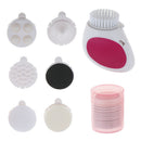 7 In 1 Waterproof Facial Cleaner Brush Electric Face Skin Clean Scrubber