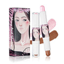 Multi-Purpose Telescopic Dual Ended Pen Design Contour Highlight Concealer Makeup Sticks Beauty Supplies
